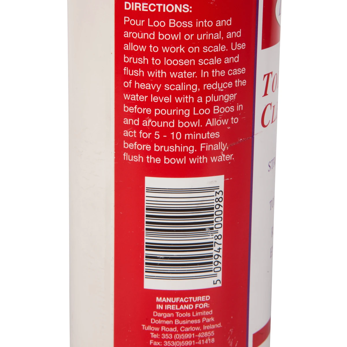 Loo Boss Toilet Cleaner 1L 3 Loo Boss Toilet Cleaner 1L