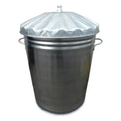 Galvanised Bin & Lid