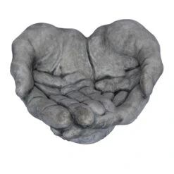 Birdbath Hands On Pedestal Artform Ornament