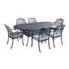 Amalfi Antique Grey 6 Seater Oval Set -Tirlan Farm Life Sales Shop 9074693 leftoffront 1200Wx1200H