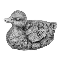 Duckling Stone Cast Statue