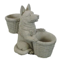 Gorse Lodge Alsatian With Basket Ornament