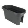 Venezia Balcony Trough Anthracite 60cm -Tirlan Farm Life Sales Shop 9097630 frontface 1200Wx1200H
