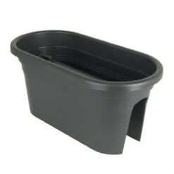 Venezia Balcony Trough Anthracite 60cm