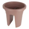 Venezia Taupe Balcony Round Pot 30cm
