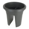 Veneza Balcony Pot Anthracite 30cm -Tirlan Farm Life Sales Shop 9097633 frontface 1200Wx1200H