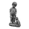 Boy With Dog Artform Ornament -Tirlan Farm Life Sales Shop 9110112 frontface 1200Wx1200H