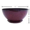 Red Bowl Planter 25cm