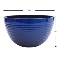 Blue Water Lily Planter 30cm