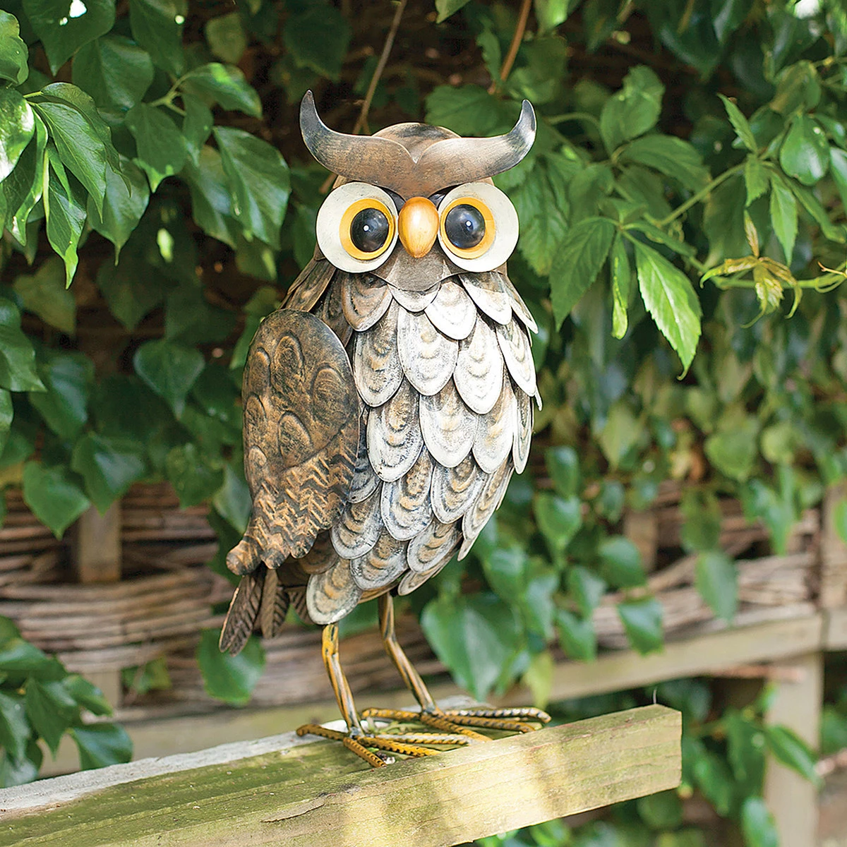 Garden Ornament Wise Owl Steel 3 Garden Ornament Wise Owl Steel