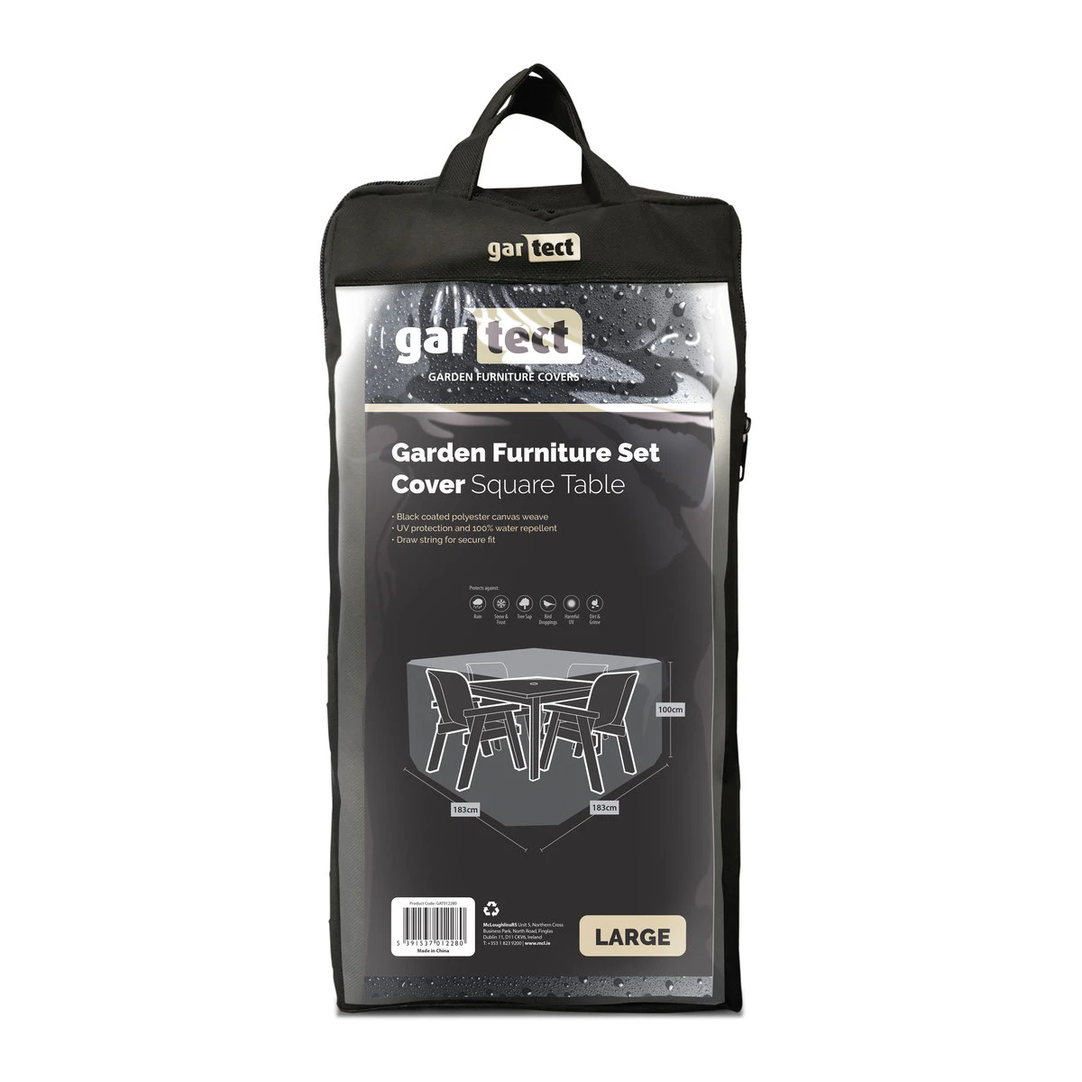 Gartect Classic 6ft X 6ft Square Furniture Cover 3 Gartect Classic 6ft X 6ft Square Furniture Cover