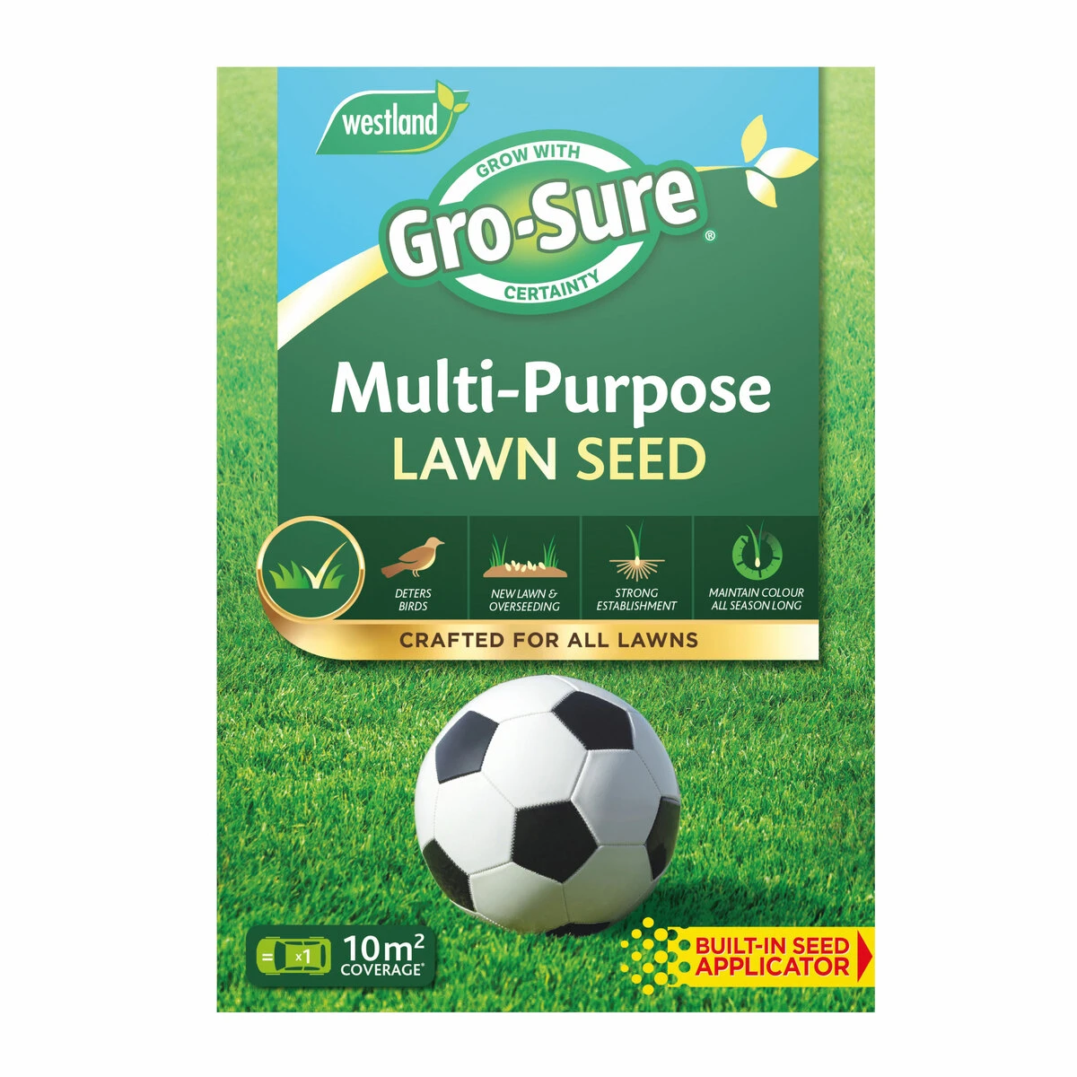 Westland Gro-Sure Multi-Purpose Lawn Seed 10sqm 3 Westland Gro-Sure Multi-Purpose Lawn Seed 10sqm