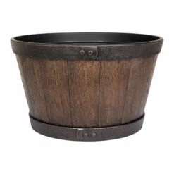 Plant Avenue Oban Dark Oak Whisky Barrel 45cm