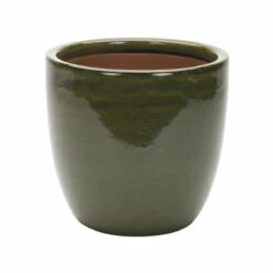 APTA Cambridge Glazed Egg Pot 21cm (Blue/Black/Green/Red) -Tirlan Farm Life Sales Shop 9123694 back 1200Wx1200H