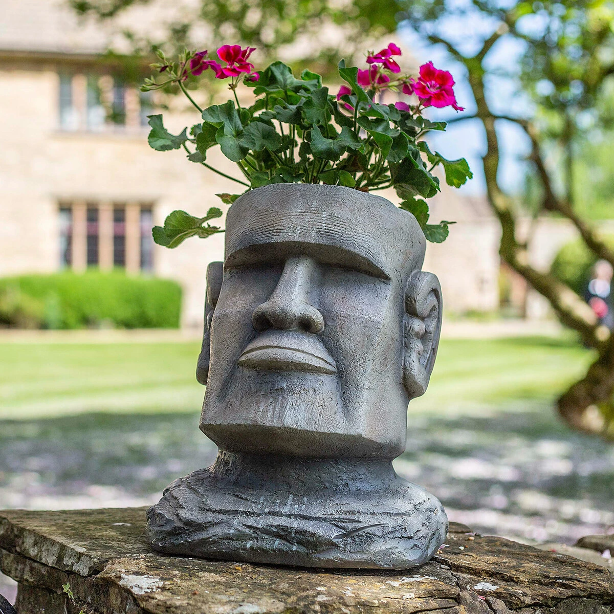 Easter Island Head Planter L 3 Easter Island Head Planter L