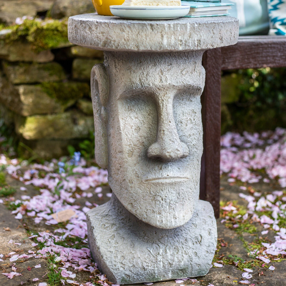 Easter Island Plant Stand 3 Easter Island Plant Stand