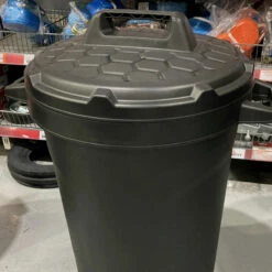 PVC Black Clipper Bin & Lid