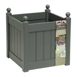Classic Painted Charcoal Planter