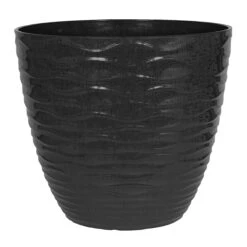 Windermere Glazed Planter Charcoal