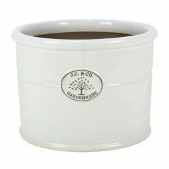 Planter JC & Co Cylinder White